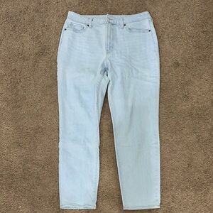 old navy high rise og straight secret smooth pockets